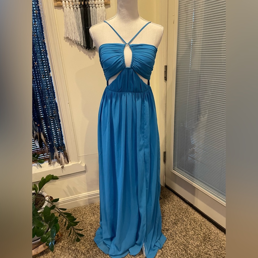 Blue flowy sundress